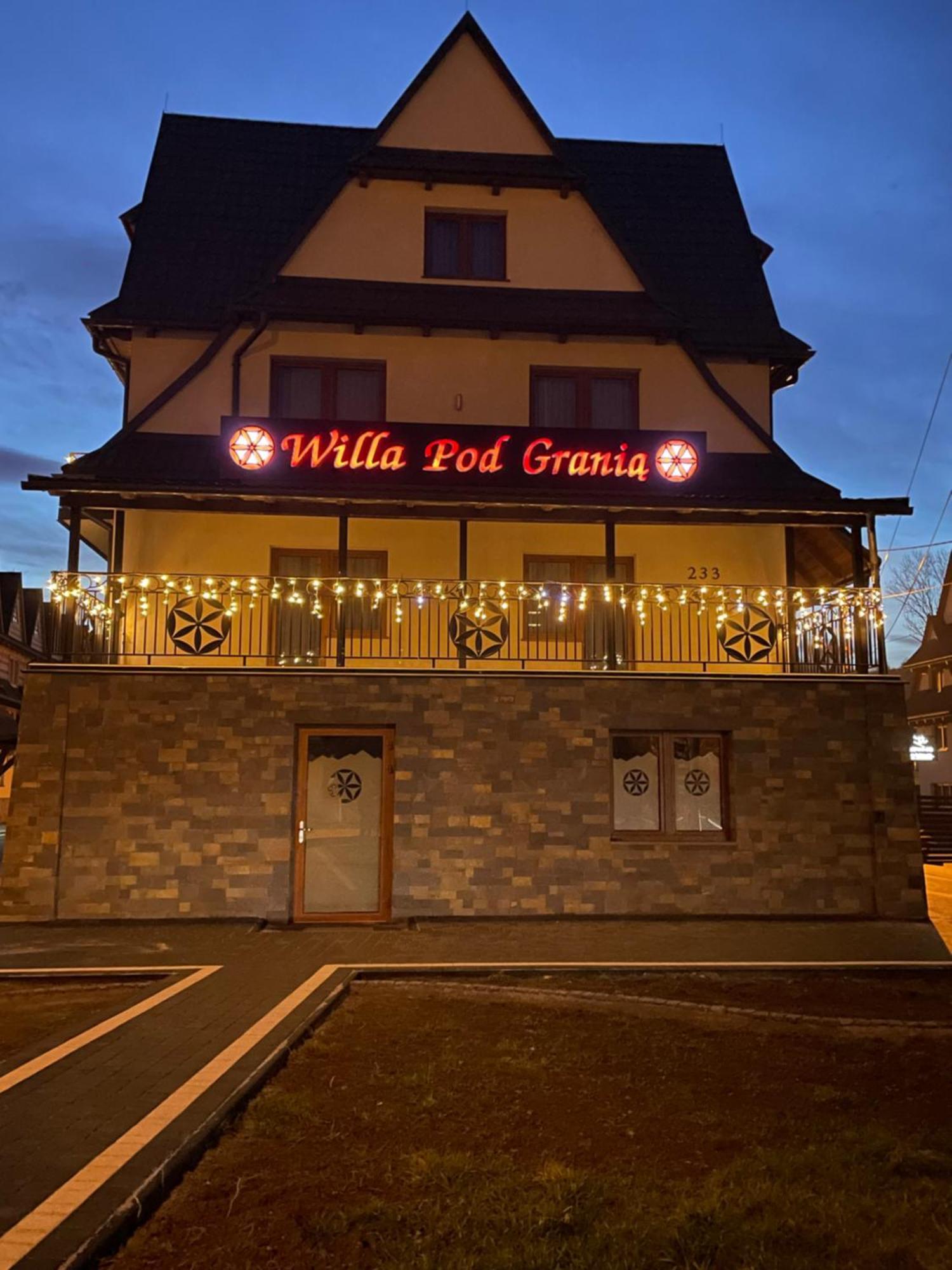 Willa Pod Grania Bialka Tatrzanska Exterior foto